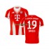 FC Bayern München Thuis Tenue Heren Voetbalshirts Alphonso Davies 19 2025-2026 Korte Mouwen