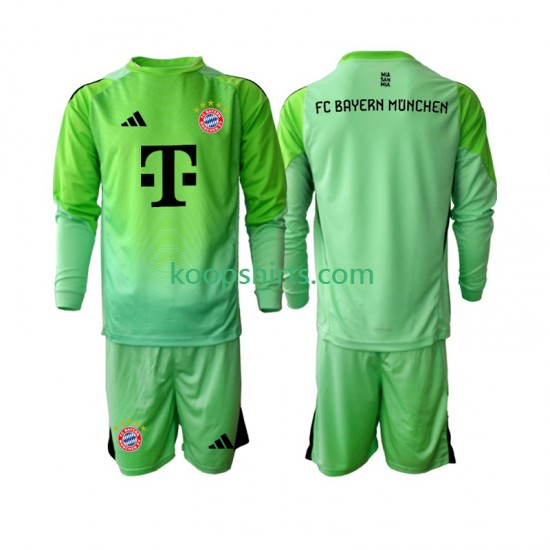 FC Bayern München Doelman Thuis Tenue Kinder Voetbalshirts 2025-2026 Lange Mouwen FC Bayern München Doelman Thuis Tenue Kinder Voetbalshirts 2025-2026 Lange Mouwen