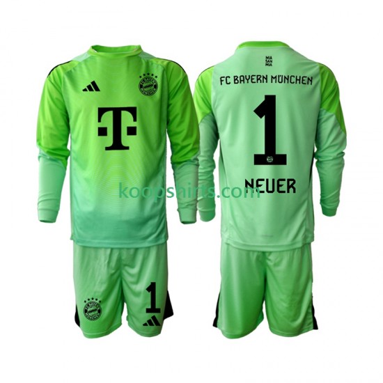FC Bayern München Doelman Thuis Tenue Kinder Voetbalshirts Neuer 1 2025-2026 Lange Mouwen FC Bayern München Doelman Thuis Tenue Kinder Voetbalshirts Neuer 1 2025-2026 Lange Mouwen