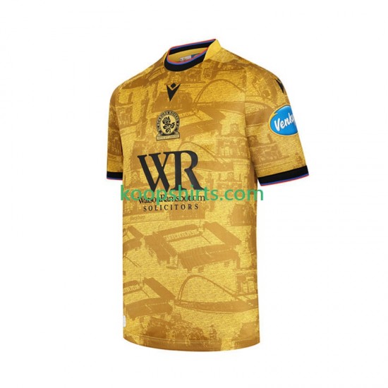 Uit Tenue Heren Voetbalshirts Blackburn Rovers 2025-2026 Korte Mouwen Uit Tenue Heren Voetbalshirts Blackburn Rovers 2025-2026 Korte Mouwen