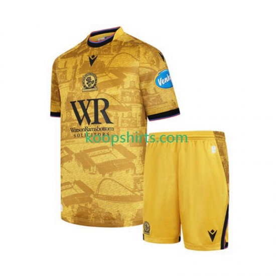 Uit Tenue Kinder Voetbalshirts Blackburn Rovers 2025-2026 Korte Mouwen Uit Tenue Kinder Voetbalshirts Blackburn Rovers 2025-2026 Korte Mouwen