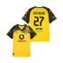 Borussia Dortmund Thuis Tenue Heren Voetbalshirts Karim Adeyemi 27 2025-2026 Korte Mouwen