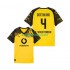 Borussia Dortmund Thuis Tenue Heren Voetbalshirts Nico Schlotterbeck 4 2025-2026 Korte Mouwen