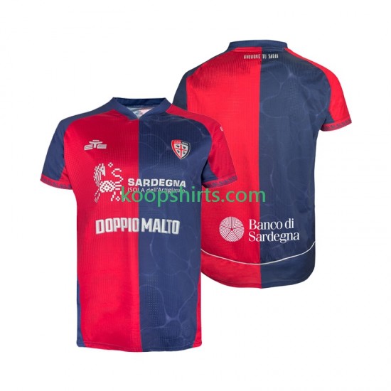 Cagliari Thuis Tenue Heren Voetbalshirts 2025-2026 Korte Mouwen Cagliari Thuis Tenue Heren Voetbalshirts 2025-2026 Korte Mouwen