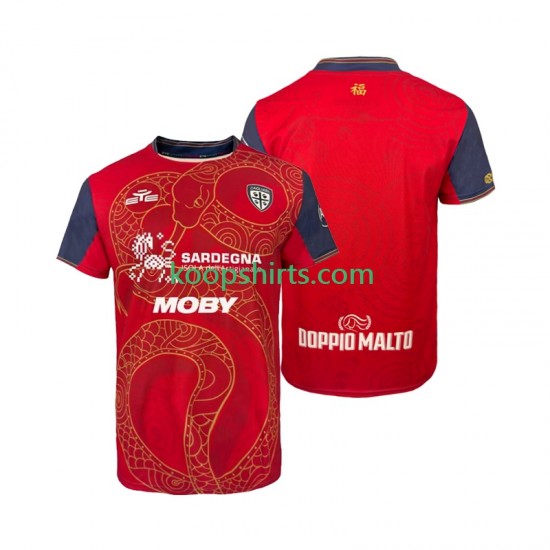 Cagliari Thuis Tenue Heren Voetbalshirts Special 2025-2026 Korte Mouwen Cagliari Thuis Tenue Heren Voetbalshirts Special 2025-2026 Korte Mouwen