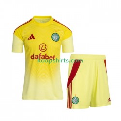 Celtic Doelman Thuis Tenue Kinder Voetbalshirts FC 2025-2026 Korte Mouwen
