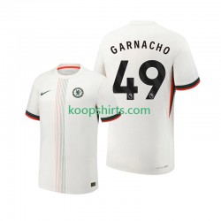 Chelsea Uit Tenue Heren Voetbalshirts Alejandro Garnacho 49 2025-2026 Korte Mouwen