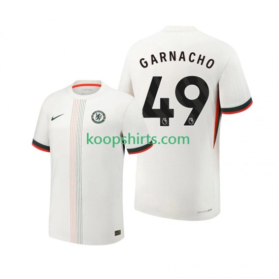 Chelsea Uit Tenue Heren Voetbalshirts Alejandro Garnacho 49 2025-2026 Korte Mouwen Chelsea Uit Tenue Heren Voetbalshirts Alejandro Garnacho 49 2025-2026 Korte Mouwen