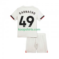 Chelsea Uit Tenue Kinder Voetbalshirts Alejandro Garnacho 49 2025-2026 Korte Mouwen