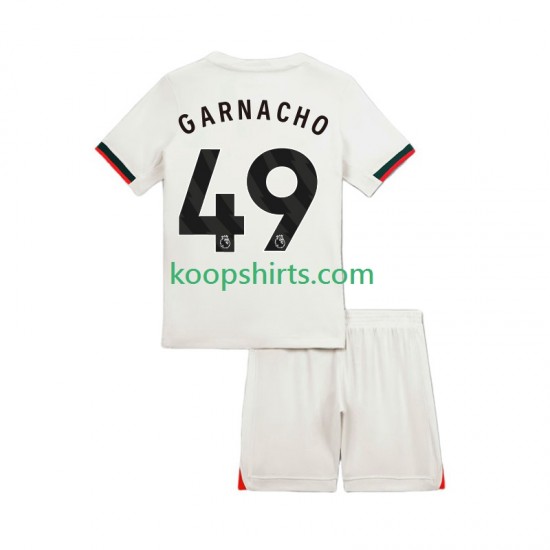 Chelsea Uit Tenue Kinder Voetbalshirts Alejandro Garnacho 49 2025-2026 Korte Mouwen Chelsea Uit Tenue Kinder Voetbalshirts Alejandro Garnacho 49 2025-2026 Korte Mouwen