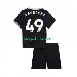 Chelsea Derde Tenue Kinder Voetbalshirts Alejandro Garnacho 49 2025-2026 Korte Mouwen