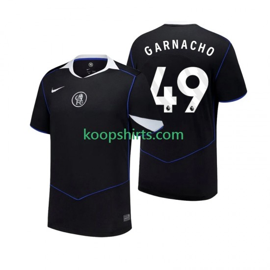 Chelsea Derde Tenue Heren Voetbalshirts Alejandro Garnacho 49 2025-2026 Korte Mouwen Chelsea Derde Tenue Heren Voetbalshirts Alejandro Garnacho 49 2025-2026 Korte Mouwen