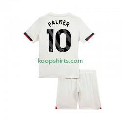 Chelsea Uit Tenue Kinder Voetbalshirts Cole Palmer 10 2025-2026 Korte Mouwen