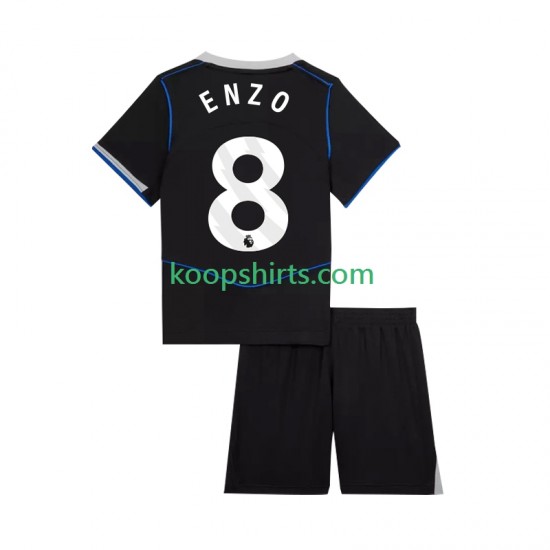 Chelsea Derde Tenue Kinder Voetbalshirts Enzo Fernandez 8 2025-2026 Korte Mouwen Chelsea Derde Tenue Kinder Voetbalshirts Enzo Fernandez 8 2025-2026 Korte Mouwen