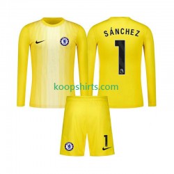 Chelsea Doelman Derde Tenue Kinder Voetbalshirts Robert Sanchez 1 2025-2026 Lange Mouwen