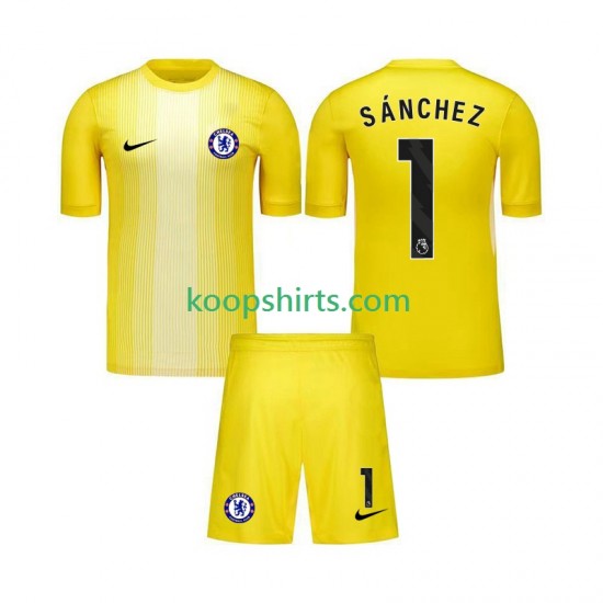 Chelsea Doelman Derde Tenue Kinder Voetbalshirts Robert Sanchez 1 2025-2026 Korte Mouwen Chelsea Doelman Derde Tenue Kinder Voetbalshirts Robert Sanchez 1 2025-2026 Korte Mouwen