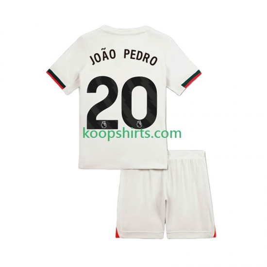 Chelsea Uit Tenue Kinder Voetbalshirts Joao Pedro 20 2025-2026 Korte Mouwen Chelsea Uit Tenue Kinder Voetbalshirts Joao Pedro 20 2025-2026 Korte Mouwen