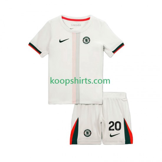 Chelsea Uit Tenue Kinder Voetbalshirts Joao Pedro 20 2025-2026 Korte Mouwen