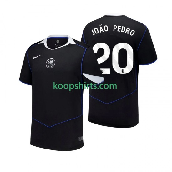 Chelsea Derde Tenue Heren Voetbalshirts Joao Pedro 20 2025-2026 Korte Mouwen Chelsea Derde Tenue Heren Voetbalshirts Joao Pedro 20 2025-2026 Korte Mouwen