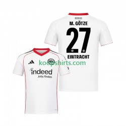 Eintracht Frankfurt Uit Tenue Heren Voetbalshirts Mario Gotze 27 2025-2026 Korte Mouwen
