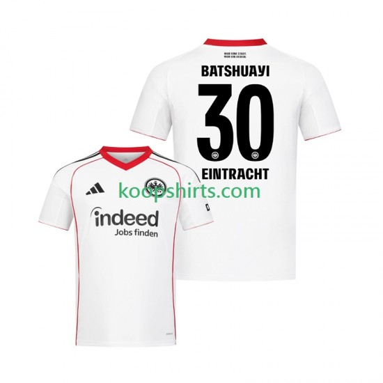 Eintracht Frankfurt Uit Tenue Heren Voetbalshirts Michy Batshuayi 30 2025-2026 Korte Mouwen Eintracht Frankfurt Uit Tenue Heren Voetbalshirts Michy Batshuayi 30 2025-2026 Korte Mouwen