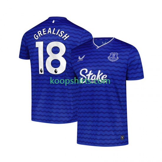 Everton Thuis Tenue Heren Voetbalshirts Jack Grealish 18 2025-2026 Korte Mouwen Everton Thuis Tenue Heren Voetbalshirts Jack Grealish 18 2025-2026 Korte Mouwen