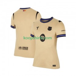 FC Barcelona Uit Tenue Dames Voetbalshirts 2025-2026 Korte Mouwen