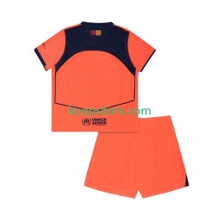 FC Barcelona Derde Tenue Kinder Voetbalshirts 2025-2026 Korte Mouwen