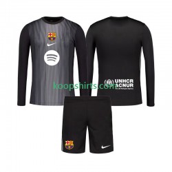 FC Barcelona Doelman Derde Tenue Kinder Voetbalshirts 2025-2026 Lange Mouwen