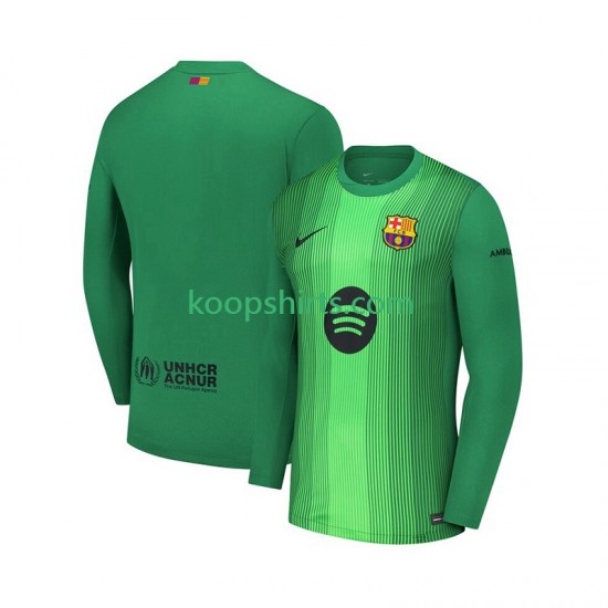 FC Barcelona Doelman Thuis Tenue Heren Voetbalshirts 2025-2026 Lange Mouwen FC Barcelona Doelman Thuis Tenue Heren Voetbalshirts 2025-2026 Lange Mouwen