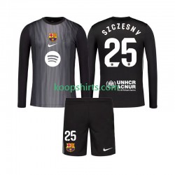 FC Barcelona Doelman Derde Tenue Kinder Voetbalshirts Szczesny 25 2025-2026 Lange Mouwen