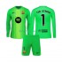 FC Barcelona Doelman Thuis Tenue Kinder Voetbalshirts Ter Stegen 1 2025-2026 Lange Mouwen