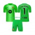FC Barcelona Doelman Thuis Tenue Kinder Voetbalshirts Ter Stegen 1 2025-2026 Korte Mouwen
