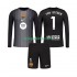 FC Barcelona Doelman Derde Tenue Kinder Voetbalshirts Ter Stegen 1 2025-2026 Lange Mouwen