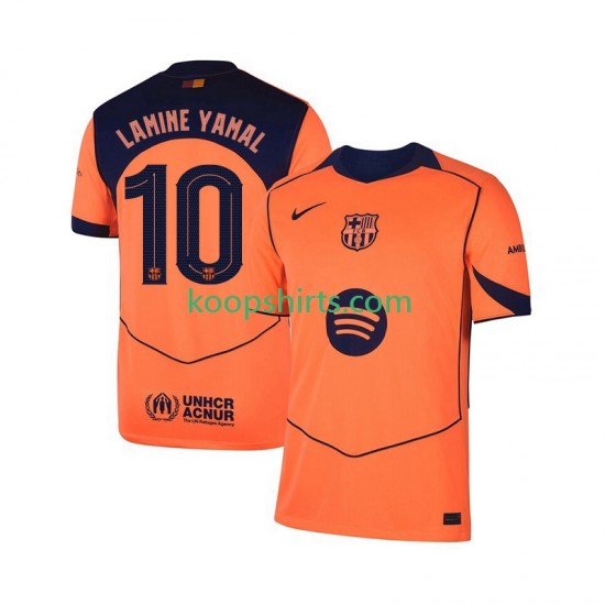 FC Barcelona Derde Tenue Heren Voetbalshirts Lamine Yamal 10 UCL 2025-2026 Korte Mouwen FC Barcelona Derde Tenue Heren Voetbalshirts Lamine Yamal 10 UCL 2025-2026 Korte Mouwen