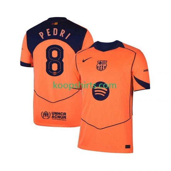 FC Barcelona Derde Tenue Heren Voetbalshirts Pedri 8 UCL 2025-2026 Korte Mouwen FC Barcelona Derde Tenue Heren Voetbalshirts Pedri 8 UCL 2025-2026 Korte Mouwen