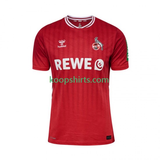 FC Köln Uit Tenue Heren Voetbalshirts 2025-2026 Korte Mouwen FC Köln Uit Tenue Heren Voetbalshirts 2025-2026 Korte Mouwen