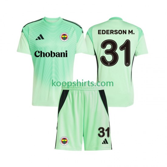 Doelman Uit Tenue Kinder Voetbalshirts Fenerbahce Ederson Moraes 31 2025-2026 Korte Mouwen Doelman Uit Tenue Kinder Voetbalshirts Fenerbahce Ederson Moraes 31 2025-2026 Korte Mouwen