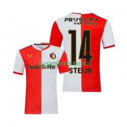Feyenoord Rotterdam Thuis Tenue Heren Voetbalshirts Sem Steijn 14 2025-2026 Korte Mouwen