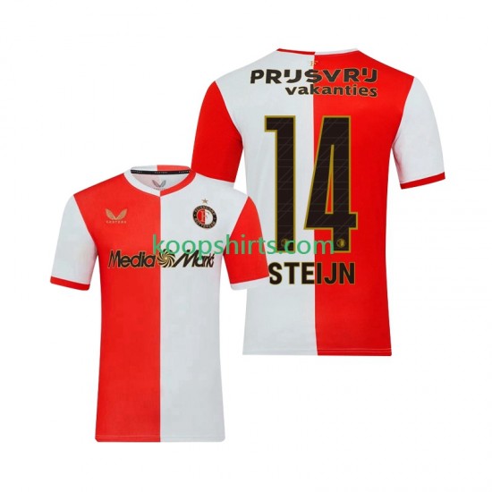 Feyenoord Rotterdam Thuis Tenue Heren Voetbalshirts Sem Steijn 14 2025-2026 Korte Mouwen Feyenoord Rotterdam Thuis Tenue Heren Voetbalshirts Sem Steijn 14 2025-2026 Korte Mouwen