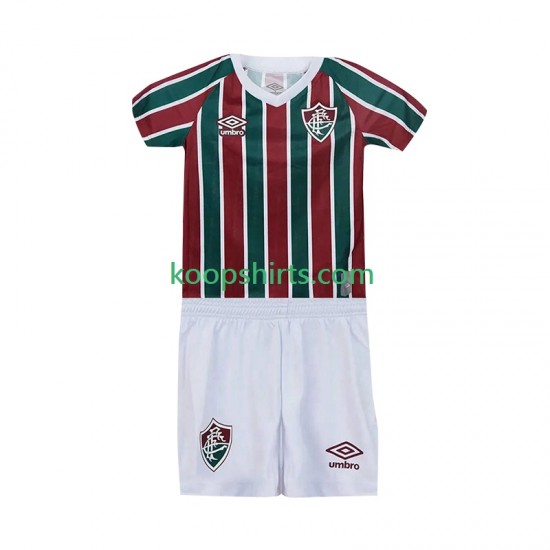 Fluminense Thuis Tenue Kinder Voetbalshirts 2025-2026 Korte Mouwen Fluminense Thuis Tenue Kinder Voetbalshirts 2025-2026 Korte Mouwen