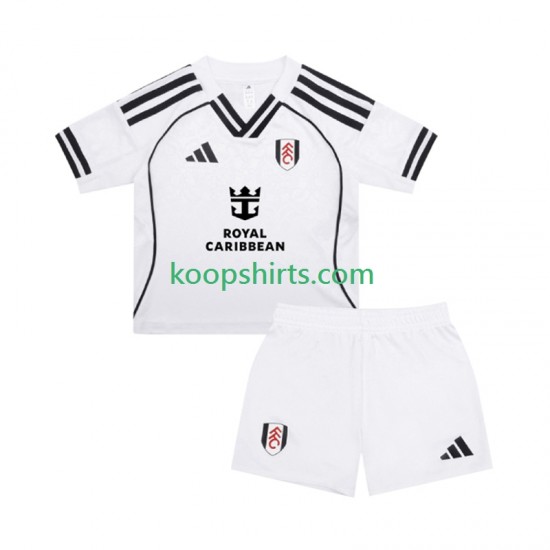 Fulham Thuis Tenue Kinder Voetbalshirts 2025-2026 Korte Mouwen Fulham Thuis Tenue Kinder Voetbalshirts 2025-2026 Korte Mouwen