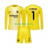 Inter Milan Doelman Uit Tenue Kinder Voetbalshirts Yann Sommer 1 2025-2026 Lange Mouwen