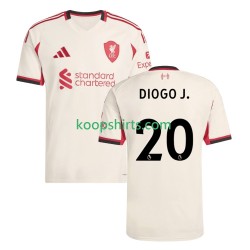 Liverpool Uit Tenue Heren Voetbalshirts Diogo Jota 20 2025-2026 Korte Mouwen