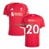 Liverpool Thuis Tenue Heren Voetbalshirts Diogo Jota 20 2025-2026 Korte Mouwen