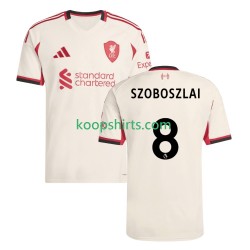 Liverpool Uit Tenue Heren Voetbalshirts Dominik Szoboszlai 8 2025-2026 Korte Mouwen