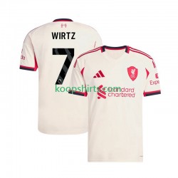 Liverpool Uit Tenue Heren Voetbalshirts Florian Wirtz 7 2025-2026 Korte Mouwen