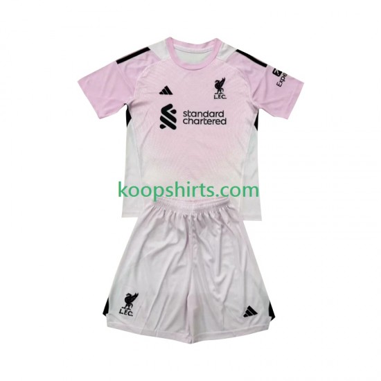 Liverpool Doelman Derde Tenue Kinder Voetbalshirts 2025-2026 Korte Mouwen Liverpool Doelman Derde Tenue Kinder Voetbalshirts 2025-2026 Korte Mouwen