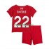 Liverpool Thuis Tenue Kinder Voetbalshirts Hugo Ekitike 22 2025-2026 Korte Mouwen