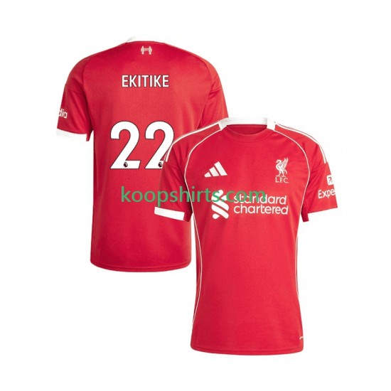 Liverpool Thuis Tenue Heren Voetbalshirts Hugo Ekitike 22 2025-2026 Korte Mouwen Liverpool Thuis Tenue Heren Voetbalshirts Hugo Ekitike 22 2025-2026 Korte Mouwen